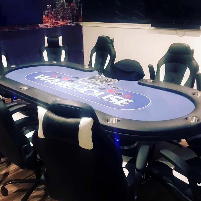 White Premium Poker Table Felt Fabric for Casino & Game Room